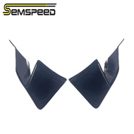 SEMSPEED รถจักรยานยนต์ Wind Wing Fairing ด้านหน้า Aerodynamic สปอยเลอร์ Winglet Guard สำหรับ Yamaha R6 YZF-R6 2017-2022