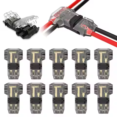10 Pieces/20 Pieces Suitable for 14-20 Awg Solderless, Wire Stripping-Free Quick Wire Splicing Conne