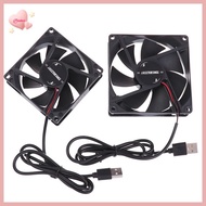 Purelove> 5V Brushless Cooling Fan USB Router Fan Computer Case TV Box Cooling Case 50mm 80mm 90mm 1