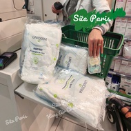Bông cotton Liniderm Pads Bio 180 miếng đa năng dùng tẩy trang, vệ sinh cho bé_Sữa Paris