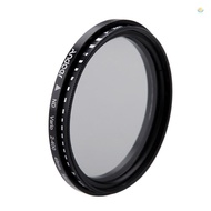 Andoer 49mm ND Fader Neutral Density Adjustable ND2 to ND400 Variable Filter for Canon  DSLR Camera