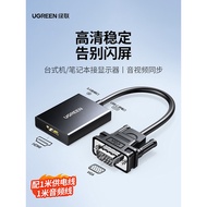 Green Link vga to hdmi Converter HD Data Adapter Cable Video with Audio vja Male to hami Female Conn