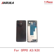 LCD Housing Front Middle Frame For OPPO A3 A3X With lens Back Cover Case Battery Door Housing Replac