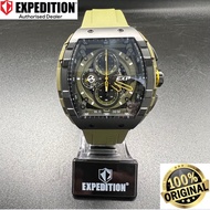 (Official Warranty) Expedition Chronograph Green Rubber Band Men Watch E6782MCRIPGN