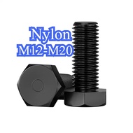 Black Nylon Allen Screw Plastic Screw Insulated Hex Head Screw Plastic Bolt Screw M12/M14/M16/M18/M2