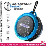 《 𝗪𝗔𝗧𝗘𝗥𝗣𝗥𝗢𝗢𝗙 》 Bluetooth Wireless Speaker C6 Portable Mini Bass Built-in Mic Micro SD TF Card Call P