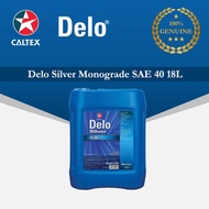 Diesel Engine Oil Caltex Delo Silver Monograde  SAE 40 -CF (18L)