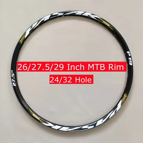 1Pc/2Pcs Bicycle rim 26/27.5/29 Inch Mountain Bike Rim Double Layer Aluminum Alloy Disc Brake Rim 24