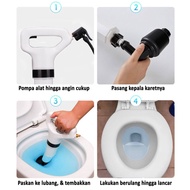 Produk Pompa Sedot WC / Alat Wc Mampet Anti Sumbat Dengan Inflator /