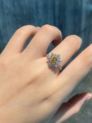 💎18K   GIA橙黃鑽戒指（新品）