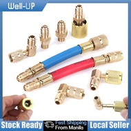 Car R134A AC/C Vehicle Air Conditioner Hose Adapter R134A R12 Refrigeration Connector Adapter Kit