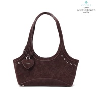 #C9967 Charming Bag CICELLE  แบรนด์ CICELLE (ซี-เซล) กระเป๋าผู้หญิง กระเป๋าสะพายไหล่ หนังกลับ
