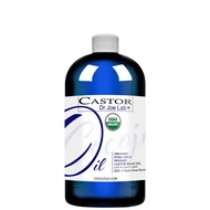 Dr Joe Lab Castor Oil USDA Certified Organic - 16 oz - 100% Pure Hexane-Free - All Natural Condition