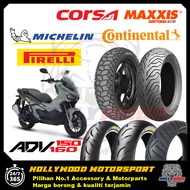 TAYAR ADV150 ADV160 SCOOTER CONTINENTAL MICHELIN CITY GRIP2 MAXXIS VICTRA S98 CORSA CROSS'S PIRELLI 