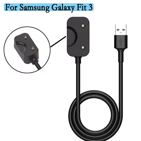 For Samsung Galaxy Fit 3 Charger Smart Watch Adapter USB Charging Cable Cord Magnetic For Samsung Ga