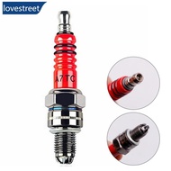 LOVESTREET Motorcycle Vehicles Racing Spark Plug 3 Triple Electrode A7TC D8TC For GY6 CG 50 70 110 125 150CC Off-road Atv Scooter Dirt Bike Go Kart B4Y1