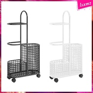 [Lsxmz] Garage Ball Storage Cart Sports Rackets Yoga Ball Storage Bins Multifunction