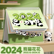 2024 Desk Calendar Panda Desk Calendar Note Desk Calendar Children's Clock Card Desk Calendar High-value Desk C