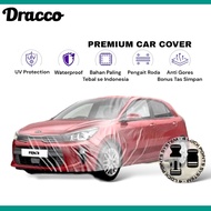 sarung mobil kia rio transparan tebal waterproof dracco premium car cover aksesoris mobil kia rio