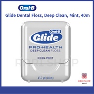[Oral-B] Glide Pro-Health Dental Floss (1p/4p/6p)  Deep Clean l Mint, 40m