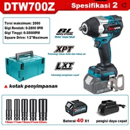 （Mendukung COD）Alat Top Draven 2050N.M Torque Brushless Electric Impact Wrench 1/2 inch Lithium-Ion 