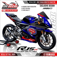 Latest Full Body Decal Sticker YAMAHA R15 V4 / R15 M V4 / R125 Livery WSBK PATA Snack new Livery