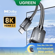UGREEN HDMI 2.1 Cable 8K/60Hz 4K/120Hz 48Gbps HDCP2.2 HDMI Cable Cord for PS4 Splitter Switch Audio UXNW