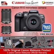 Canon EOS R10 Mirrorless Camera RF-S 18-45MM RF-S 18-150MM (Ready Stock)