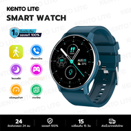KENTO LITE ZL02 PRO IP67สมาร์ทวอท์ชหน้าจอทรงกลมกันน้ำสำหรับเล่นกีฬาออกกำลังกา นอน นาฬิกากีฬาฟิตเนสเต