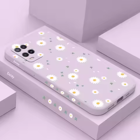 Deciduous Daisies Phone Case For OPPO A54 A74 A57 A96 A76 A36 A95 A12 A15 A15S A16 A16K A9 A5 2020 R