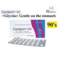 Cardiprin Aspirin 100mg 90s/Aspirin Cardio 100mg 100's/Glyprin 30's