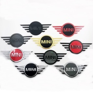1 x Metal MINI Wings Front Rear Trunk Emblem Sticker Badge Decal Performance Replacement for Mini Co