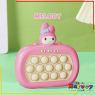 POP IT Elektrik TETRIS Mainan Edukasi Puzzle Brick Balok Susun Game Mainan Keluarga Quick Push Nyala