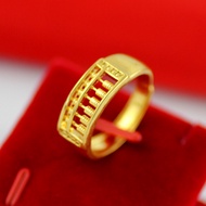 ทองลูกคิดแหวนเปิดทองเหลืองทองชุบหยกยู่อี่ลูกคิดแหวนA166แฟชั่นรุ่นเซ๊กซี่ส่งคู่รักของขวัญ