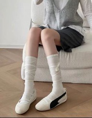 Puma 芭蕾舞鞋款 PUMA彪馬 x ROSIE 聯名款芭蕾鞋 黑白配色 綁帶設計搭配鏤空薄底 瑪麗珍鞋型優雅大方