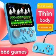 117cm Screen Ultra-Thin Handheld Game Console 666 in 1 Portable Retro Nostalgic Student Card Console