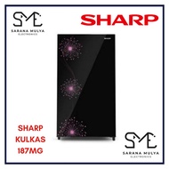 SHARP KULKAS 1 PINTU SJX 187MG - LEMARI ES 1 PINTU SHARP 166L