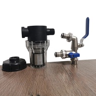 80 Mesh filter 1000 Liter IBC Tank Tap Adapter Nipple S60X6 1/2‘’-way Garden Hose Quick Connect Fauc