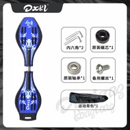 Boys 2-Wheel Scooter 6 Years Old Beginners Youth Swinging Two-Wheel Dragon Twisting Skateboard พลังง