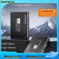 -Compatible 4K 60fps 1080P 240fps Video Capture Card Bypass HDCP HDTV Camera with USB 3.2 PC Live Gr