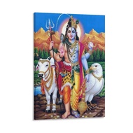 Bhagwan Vishnu Indian Religion Hindu Gods Poster Poster Decorative Painting Canvas Wall Art Living R