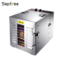 [MALL] Professional food dryer with large capacity 59 liters, 10 trays American brand Septree ST-01 