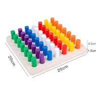 แท่งเสียบสี ฝึกกล้ามเนื้อมัดเล็ก ของเล่นเด็กวัย1-2ขวบ ของเล่นเสริมพัฒนาการ