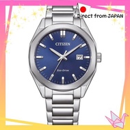 Citizen Men's Analog Eco-Drive Watch, Stainless Steel Bracelet, BM7620-83L, Silver, Modern, Silver, 
