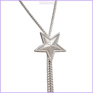 RAINL Fashionable Star Slider Necklace Pullable Star Necklace Star Chain Necklaces