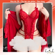 Sexy Ruffled Lace Bodysuit B89