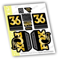 Decal Fork FOX PERFORMANCE 36 2020 Klaten Decal Bike