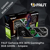 VGA CARD PALIT RTX 3070 GAMING PRO 8GB DDR6 256 BIT NON LHR