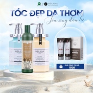 Bộ dầu gội đầu dầu xả tóc Weilaiya chiết xuất nấm Truffle và chai dầu gội thảo dược gừng Weilaiya gi