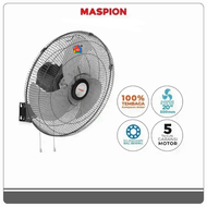 Kipas Angin Dinding Maspion Power Fan PW 506 W (20 Inch) / Wall Fan Maspion Besar 2 Tarikan Switch P